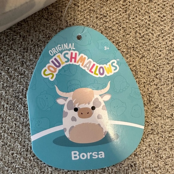 Nwt 7" Borsa Cow Squishmallow - Picture 4 of 5